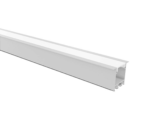 Perfil Led Taschibra Spire 50x35 Embutir 35x50x3000mm Branca