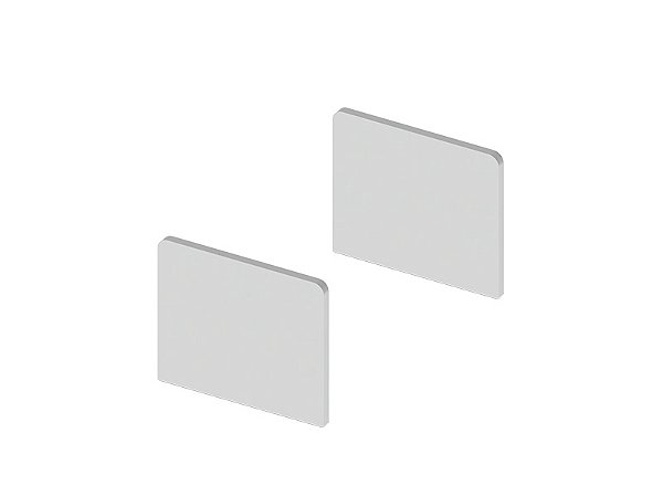 Acessorios Perfil Cimo 20x17 Tampa Sob Branca