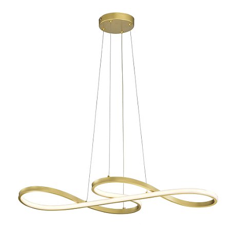 Luminária Strip 80x35cm 02 Metros De Cabo – Dourado