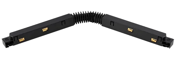 Conector Flexivel Mag Preto Ip20