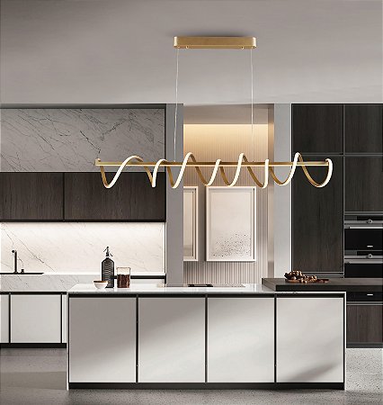 Pd 120cm 103w 3000k 7725lm Dourado