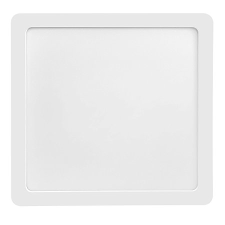 Painel LED Play Sob. Quad. 18W 100-240V 6.500K - Branco