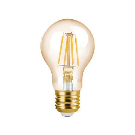 A60 Filamento 4w 300lm 2200k E27 85-240v Vintage Amber