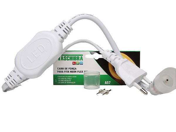 A57 Cabo De Forca P/ Fita Led Neon Flex 360