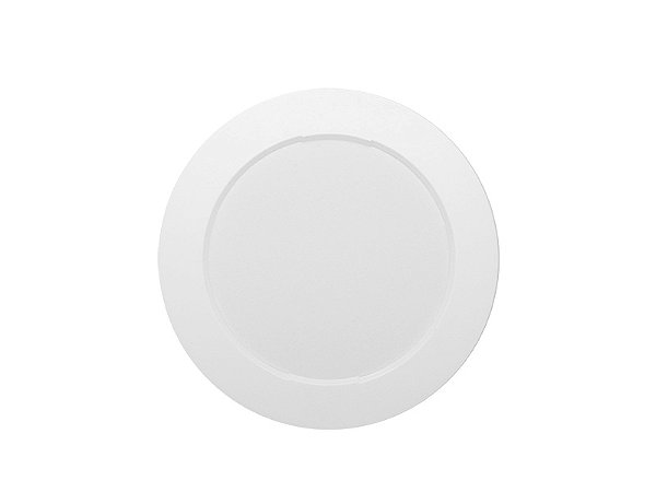 Luminaria Embutir Redonda Branca Flat Led 24w Autovolt 4200k 295x7,5 1800lm