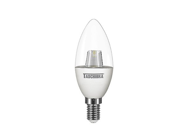 Lampada Led Vela Tvl 25 Clara 3w 2700k E14 Com Adapt. E27