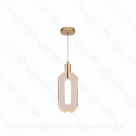 Pendente 10X24CM 5W 3000K 500LM DR