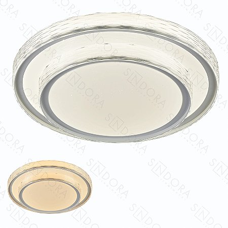 Plafon 50Cm 45+45W 3000K 4500Lm Branco