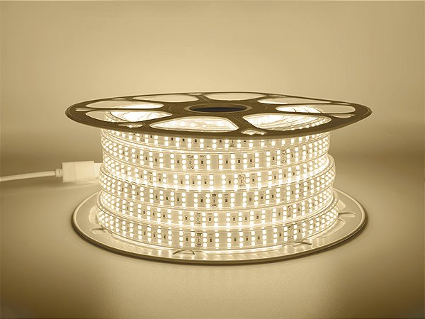 Fita Led Taschibra Techcord 13W 276 Leds/M 50M IP65 3000K