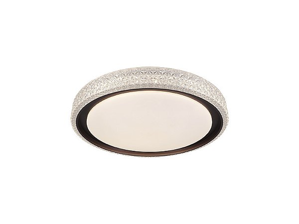 Plafon led taschibra redondo iris on tw 20w preto-7897079098433