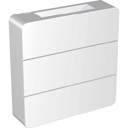 Arandela Clean LED Aletada ABS 6W Bi-Volt 3.000K - Branco - (23633004)
