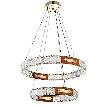Pendente led cristal gulty