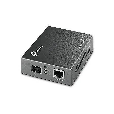 Conversor de mídia TP link MC220L fibra optica gigabit