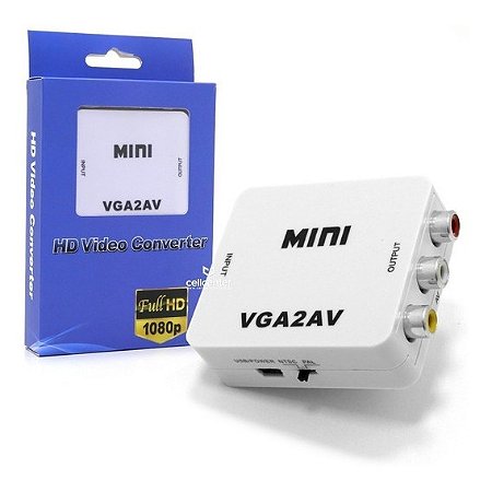 Conversor Mini VGA x 2AV