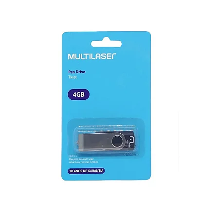 Pen drive Twist 4GB Multilaser