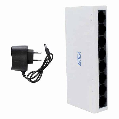 Switch 8 portas 10/100/1000 Aitek