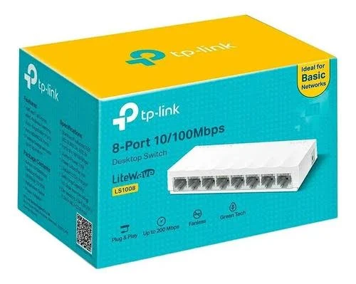 Switch 8 portas 10/100 TP Link
