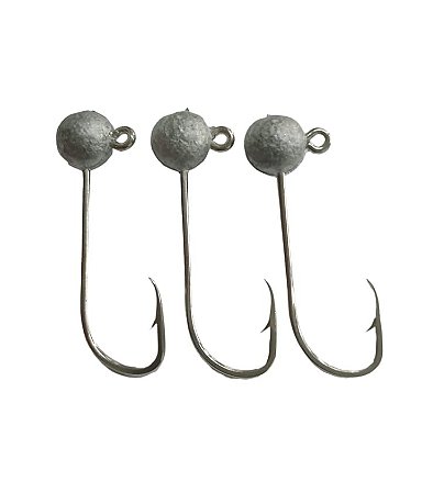 Jig Head Cabeça Chumbo Kit com 3 Unidades - Herman