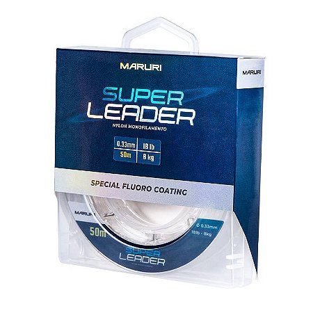 Linha Fluorcarbon Super Leader 50 Metros - Maruri
