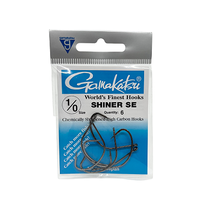 Anzol Shiner Hooks SE - 6/5 Unidades - Gamakatsu