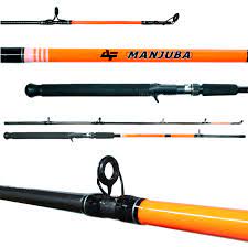 Vara Manjuba 1,65 Metros 10-20 Libras Carretilha 2 Partes - Albatroz Fishing