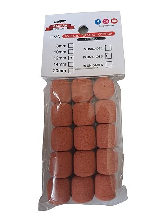 EVA Telha Formato Ração 15 Unidades - Magrão Pesca