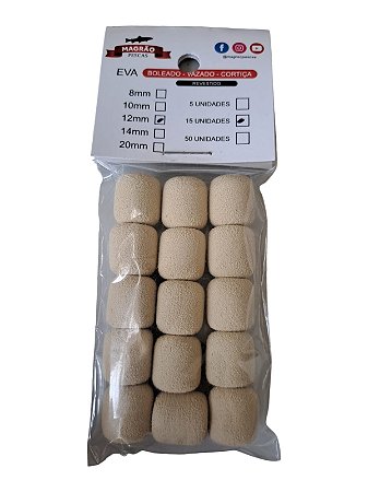 EVA Bege Formato Ração 15 Unidades - Magrão Pesca