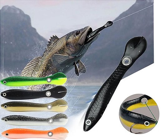 Kit IscaSoft Loach Wobbler 10 Cm ( 5 Peças ) - Technes