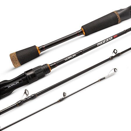 Vara Nizzo 1,83 Metros 25 Libras 2 Partes Carretilha - Maruri