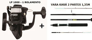 Kit Vara + Molinete - Albatroz Fishing
