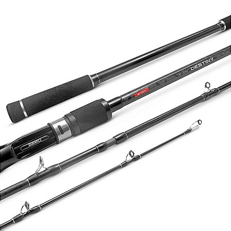 Vara Destiny 2,40 Metros 50 Libras Carretilha 2 Partes - Zeeo