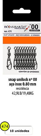 Snap Unlock C/ Girador - Boias Barão