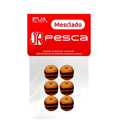 EVA  Mesclado Formato Ração 14mm - Jr Pesca