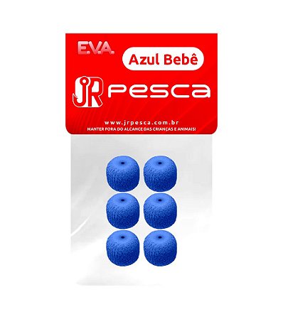EVA Azul Formato Ração 14mm - Jr Pesca