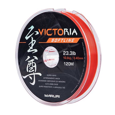 Linha Monofilamento Victoria Laranja 120 Metros - Maruri