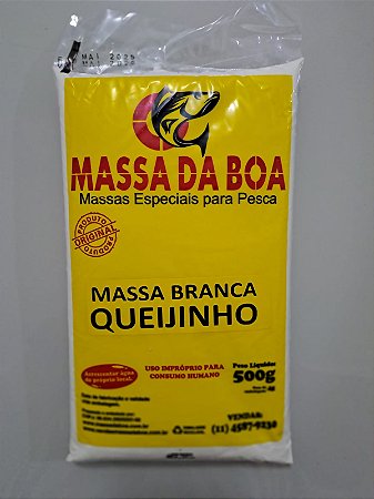 Massa Branca Queijinho 500 Gramas - Massa da Boa
