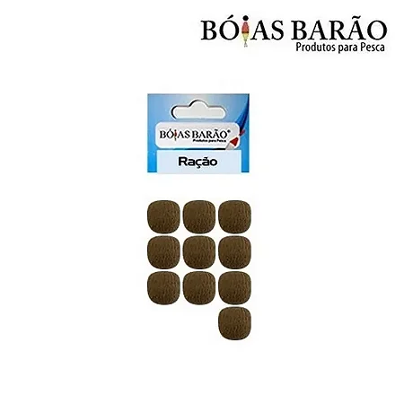 EVA Ração Formato Ração 11 mm 10 Unidades - Bóias Barão