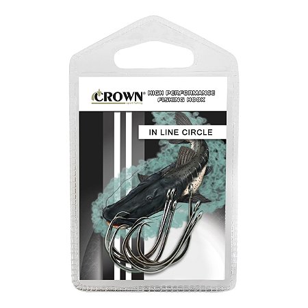Anzol In Line Circle Black - Crown