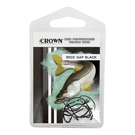 Anzol Wide Gap Black - Crown