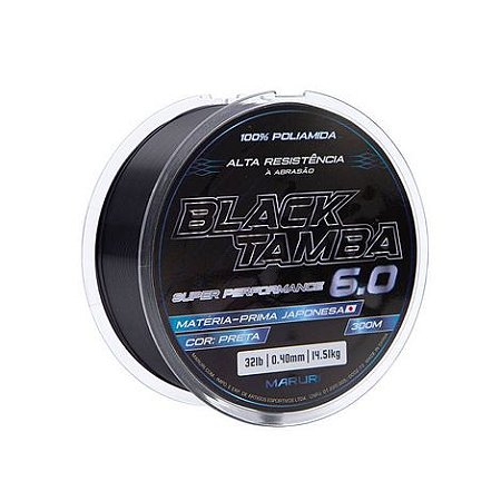 Linha Monofilamento Black Tamba 300 Metros - Maruri