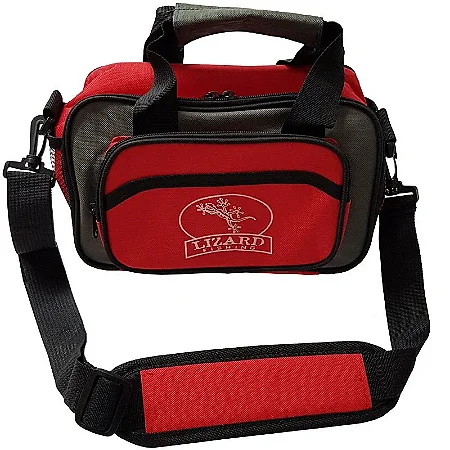 Bolsa Fishing Bag Vermelha c/ 2 Estojos - Lizard Fishing