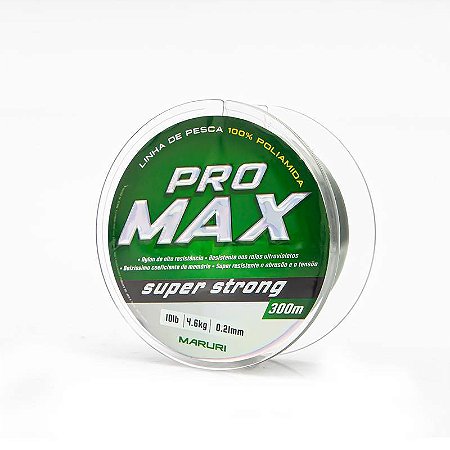 Linha Monofilamento Pro Maxx 300 Metros - Maruri