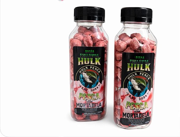 Ração Furada Mortadela 120 Gramas - Hulk Pesca