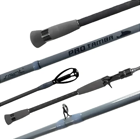Vara Pro Tamba Gray 2,40 Metros 50 Libras 2 Partes Carretilha - Saint Plus