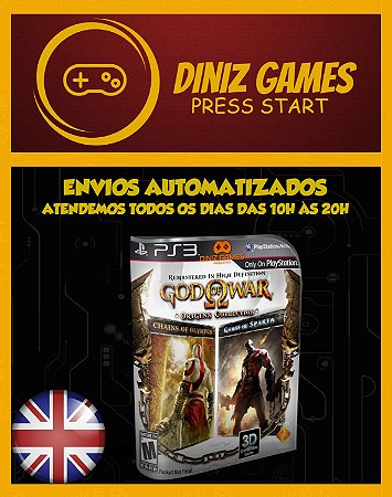 God Of War Origins Collection Psn Ps3 Diniz Games