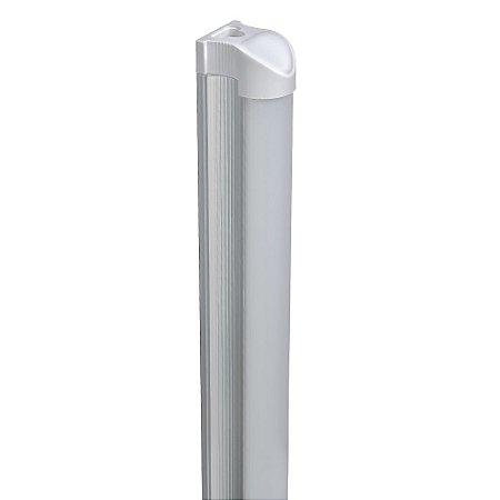 Lampada LED Tubular T8 9w 60cm c/ Calha - Branco Frio