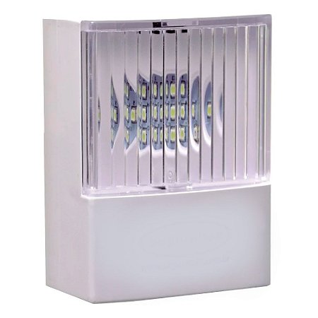 Luminária de Emergência LED 50 Lúmens | Plug Retrátil