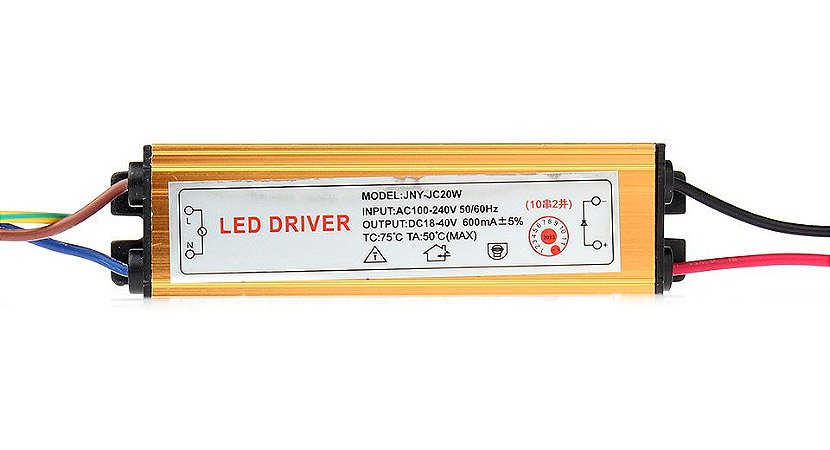Driver para Refletor LED 20w - Reposição