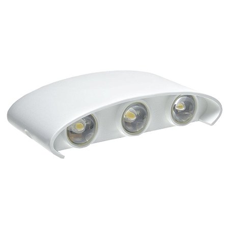 Luminária Arandela LED 6W Externa Branco Quente Branca