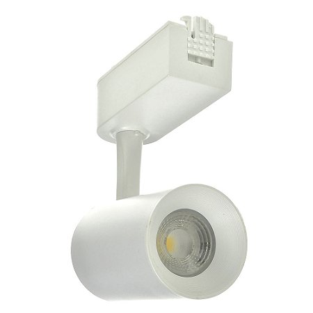 Spot LED 7W Branco Neutro para Trilho Eletrificado Branco